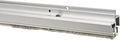 Pemko - 84" Long x 1-1/4" Wide, Adjustble Double Door Split Astragal Weatherstripping - Clear Anodized Aluminum Finish - Exact Tooling