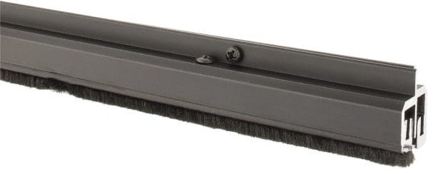 Pemko - 84" Long x 1-1/4" Wide, Adjustble Double Door Split Astragal Weatherstripping - Dark Bronze Anod. Aluminum Finish - Exact Tooling