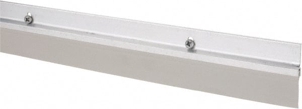 Pemko - Door Bottom Sweep - Vinyl, 1-7/8" High, Mill Finish Aluminum Coated - Exact Tooling