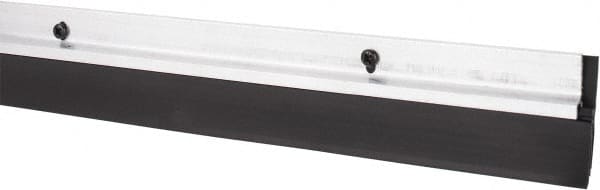 Pemko - Door Bottom Sweep with Triple Seal - Vinyl, 1-3/4" High, Mill Finish Aluminum Coated - Exact Tooling