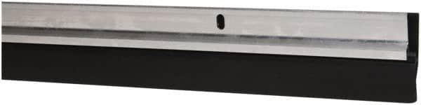 Pemko - Door Bottom Sweep with Triple Seal - Vinyl, 1-3/4" High, Mill Finish Aluminum Coated - Exact Tooling