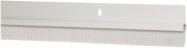 Pemko - Door Bottom Sweep - Nylon Brush, 1-1/2" High, Clear Anodium Aluminum Coated - Exact Tooling