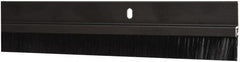 Pemko - Door Bottom Sweep - Nylon Brush, 1-1/2" High, Dark Bronze Anodium Aluminum Coated - Exact Tooling