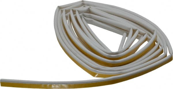Pemko - 20' Long x 1/2" Wide, Siliconseal Self-Adhesive Weatherstripping - White Finish - Exact Tooling