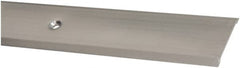 Pemko - 36" Long x 2-1/4" Wide x 3/16" High, Saddle Threshold - Mill Finish Aluminum - Exact Tooling