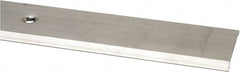 Pemko - 48" Long x 2-1/4" Wide x 3/16" High, Saddle Threshold - Mill Finish Aluminum - Exact Tooling