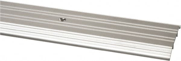 Pemko - 72" Long x 4" Wide x 1/2" High, Saddle Threshold - Mill Finish Aluminum - Exact Tooling