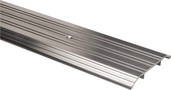 Pemko - 48" Long x 5" Wide x 1/2" High, Saddle Threshold - Mill Finish Aluminum - Exact Tooling