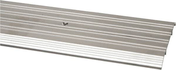 Pemko - 48" Long x 6" Wide x 1/2" High, Saddle Threshold - Mill Finish Aluminum - Exact Tooling