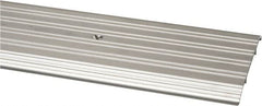 Pemko - 72" Long x 6" Wide x 1/2" High, Saddle Threshold - Mill Finish Aluminum - Exact Tooling