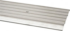 Pemko - 48" Long x 7" Wide x 1/2" High, Saddle Threshold - Mill Finish Aluminum - Exact Tooling