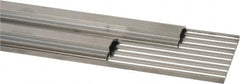 Pemko - 48" Long x 6-3/4" Wide x 1/2" High, Saddle Threshold - Mill Finish Aluminum - Exact Tooling