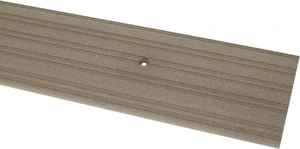 Pemko - 48" Long x 5" Wide x 1/2" High, Saddle Threshold - Gray PemKote Skid Resistant Surface - Exact Tooling
