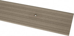 Pemko - 48" Long x 5" Wide x 1/2" High, Saddle Threshold - Gray PemKote Skid Resistant Surface - Exact Tooling