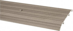 Pemko - 72" Long x 5" Wide x 1/2" High, Saddle Threshold - Gray PemKote Skid Resistant Surface - Exact Tooling