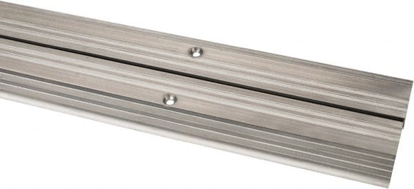 Pemko - 36" Long x 4-1/8" Wide x 1/2" High, Saddle Threshold - Mill Finish Aluminum - Exact Tooling