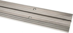 Pemko - 36" Long x 4-1/8" Wide x 1/2" High, Saddle Threshold - Mill Finish Aluminum - Exact Tooling