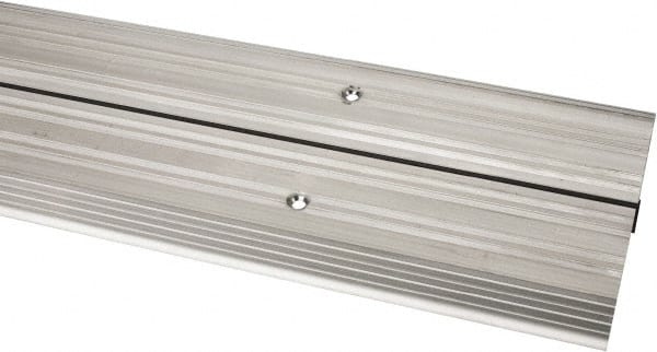 Pemko - 48" Long x 6-1/8" Wide x 1/2" High, Saddle Threshold - Mill Finish Aluminum - Exact Tooling