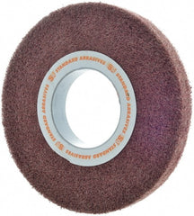 Standard Abrasives - 8" Diam Aluminum Oxide Unmounted Flap Wheel - 3" Hole, 1" Wide, Density 7, Nonwoven, Medium Grade, 3,200 Max RPM - Exact Tooling