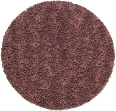 Standard Abrasives - 1" Disc Diam, 80 Grit, Aluminum Oxide Quick Change Disc - Type S Attaching System, Coated, Light Brown, Medium Grade, 40,000 RPM - Exact Tooling