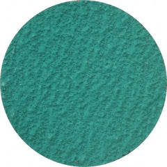 Standard Abrasives - 3" Disc Diam, 36 Grit, Zirconia Alumina Quick Change Disc - Type R Attaching System, Coated, Green, Very Coarse Grade, 18,000 RPM - Exact Tooling