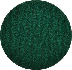 Standard Abrasives - 3" Disc Diam, 60 Grit, Zirconia Alumina Quick Change Disc - Type R Attaching System, Coated, Green, Medium Grade, 18,000 RPM - Exact Tooling