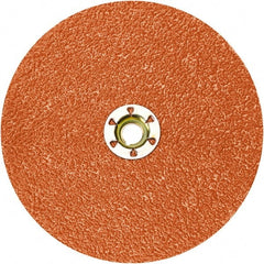 Standard Abrasives - 2" Disc Diam, 100 Grit, Ceramic Quick Change Disc - Type S Attaching System, Coated, Red, Fine Grade - Exact Tooling