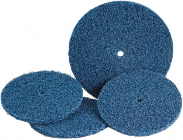 Standard Abrasives - 12 Inch Diameter x 1-1/4 Inch Hole Plain Buff and Blend Deburring Disc - Exact Tooling