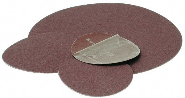 Standard Abrasives - 12" Diam, 40 Grit Aluminum Oxide Adhesive PSA Disc - Coarse Grade, Purple, Cloth Backing, Flexible, Use with Random Orbital Sanders - Exact Tooling