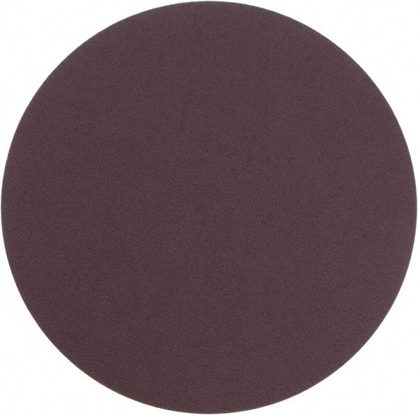 Standard Abrasives - 12" Diam, 80 Grit Aluminum Oxide Adhesive PSA Disc - Medium Grade, Purple, Cloth Backing, Flexible, Use with Random Orbital Sanders - Exact Tooling