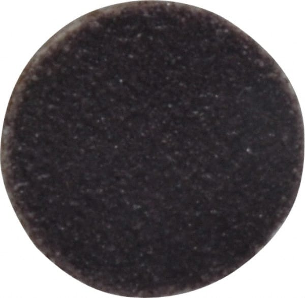 Made in USA - 1/2" Diam, 120 Grit Aluminum Oxide Adhesive PSA Disc - Exact Tooling