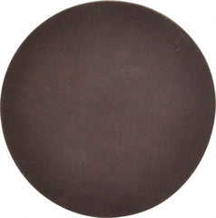 Made in USA - 4" Diam, 320 Grit Aluminum Oxide Adhesive PSA Disc - Extra Fine Grade, Black & White, X Weighted Backing, Flexible - Exact Tooling