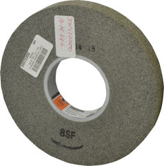 Standard Abrasives - 8" Diam, 3" Center Hole, Fine Grade, Silicon Carbide Deburring Wheel - Exact Tooling