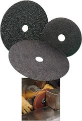 Standard Abrasives - 4-1/2" Diam 7/8" Hole 36 Grit Fiber Disc - Very Coarse Grade, Zirconia Alumina, 18,000 Max RPM, Series Z - Exact Tooling