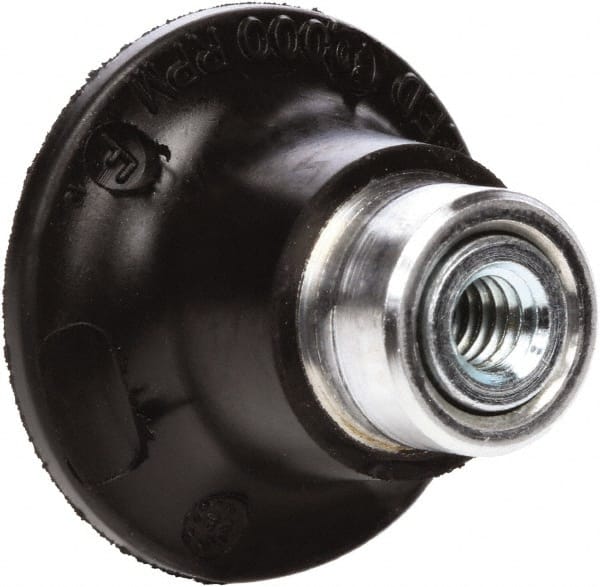 Standard Abrasives - 1-1/2" Diam Quick-Change Type S Disc Backing Pad - Firm Density, 30,000 RPM, SocAtt Compatible - Exact Tooling