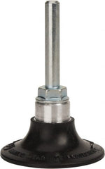 Standard Abrasives - 2" Diam Quick-Change Type S Disc Backing Pad - 1/4" Shank Diam, Firm Density, 30,000 RPM, SocAtt Compatible - Exact Tooling