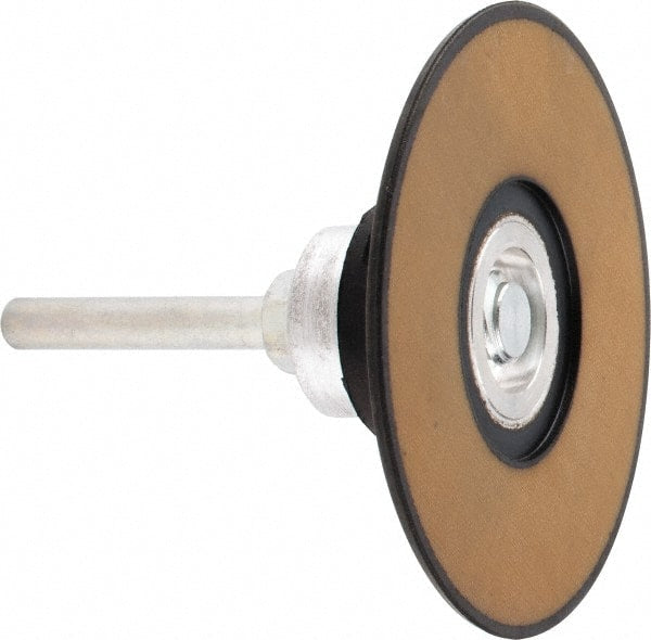 Standard Abrasives - 3" Diam Quick-Change Disc Backing Pad - 1/4" Shank Diam, Firm Density, 20,000 RPM, SocAtt Compatible - Exact Tooling