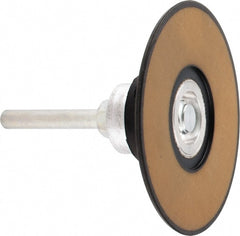 Standard Abrasives - 3" Diam Quick-Change Disc Backing Pad - 1/4" Shank Diam, Firm Density, 20,000 RPM, SocAtt Compatible - Exact Tooling