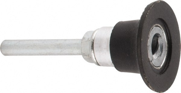 Standard Abrasives - 1-1/2" Diam Quick-Change Type R Disc Backing Pad - 1/4" Shank Diam, Medium Density, 25,000 RPM - Exact Tooling