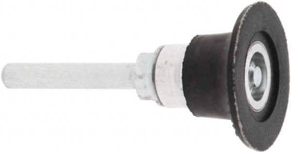 Standard Abrasives - 1-1/2" Diam Quick-Change Type S Disc Backing Pad - 1/4" Shank Diam, Soft Density, 20,000 RPM, SocAtt Compatible - Exact Tooling