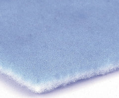 Made in USA - 12" High x 24" Wide x 2" Deep, Polyester Air Filter Media Pad - MERV 8, 1,000 CFM, 30 to 35% Capture Efficiency, 89 Arrestance Efficiency, 500 Max FPM, 175°F Max - Exact Tooling