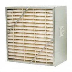 Value Collection - 24" Noml Height x 24" Noml Width x 12" Noml Depth, 65% Capture Efficiency, Rigid Box Air Filter - MERV 11, Synthetic Polypropylene, Integrated Corrosion-Resistant Steel Frame, 2,000 CFM - Exact Tooling
