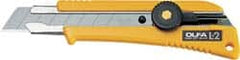Olfa - Snap Utility Knife - Yellow Plastic Handle - Exact Tooling