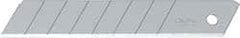 Olfa - 50 Piece Steel Snap Blade - 100mm OAL - Exact Tooling