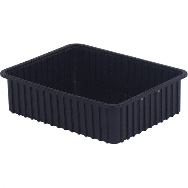 LEWISBins+ - 17-3/8" Wide x 6" High, Black Bin Divider Box - Use with DV1760 Short, DV2260 Long - Exact Tooling