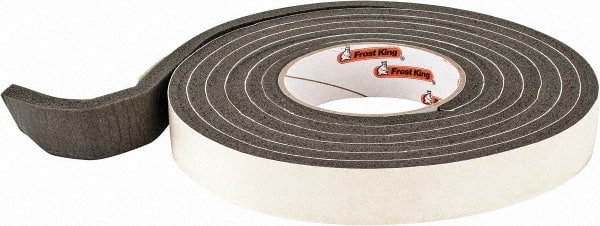 Frost King - 10' Long x 1" Wide, High Density Foam Tape Weatherstripping - Rubber Foam - Exact Tooling
