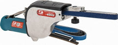Dynabrade - 1/8 to 1/2 x 24 Inch, 20,000 RPM Air Belt Sander - 0.5 Hp, 1/4 NPT Inlet, 31 CFM Air Consumption, 5,800 FPM Speed - Exact Tooling