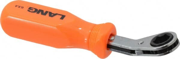 Lang - 7/16" 6 Point Reversible Ratcheting Offset Box Wrench - Exact Tooling