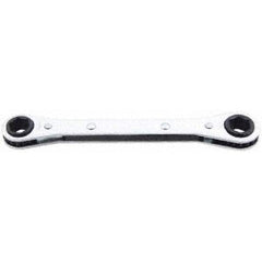 Lang - 3/4 x 13/16", 12 Point, Chrome Finish, Double End, Ratcheting Box Wrench - Exact Tooling