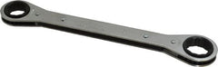 Lang - 3/4" x 7/8" 12 Point Ratcheting Box Wrench - Double End, 9-1/4" OAL, Steel - Exact Tooling